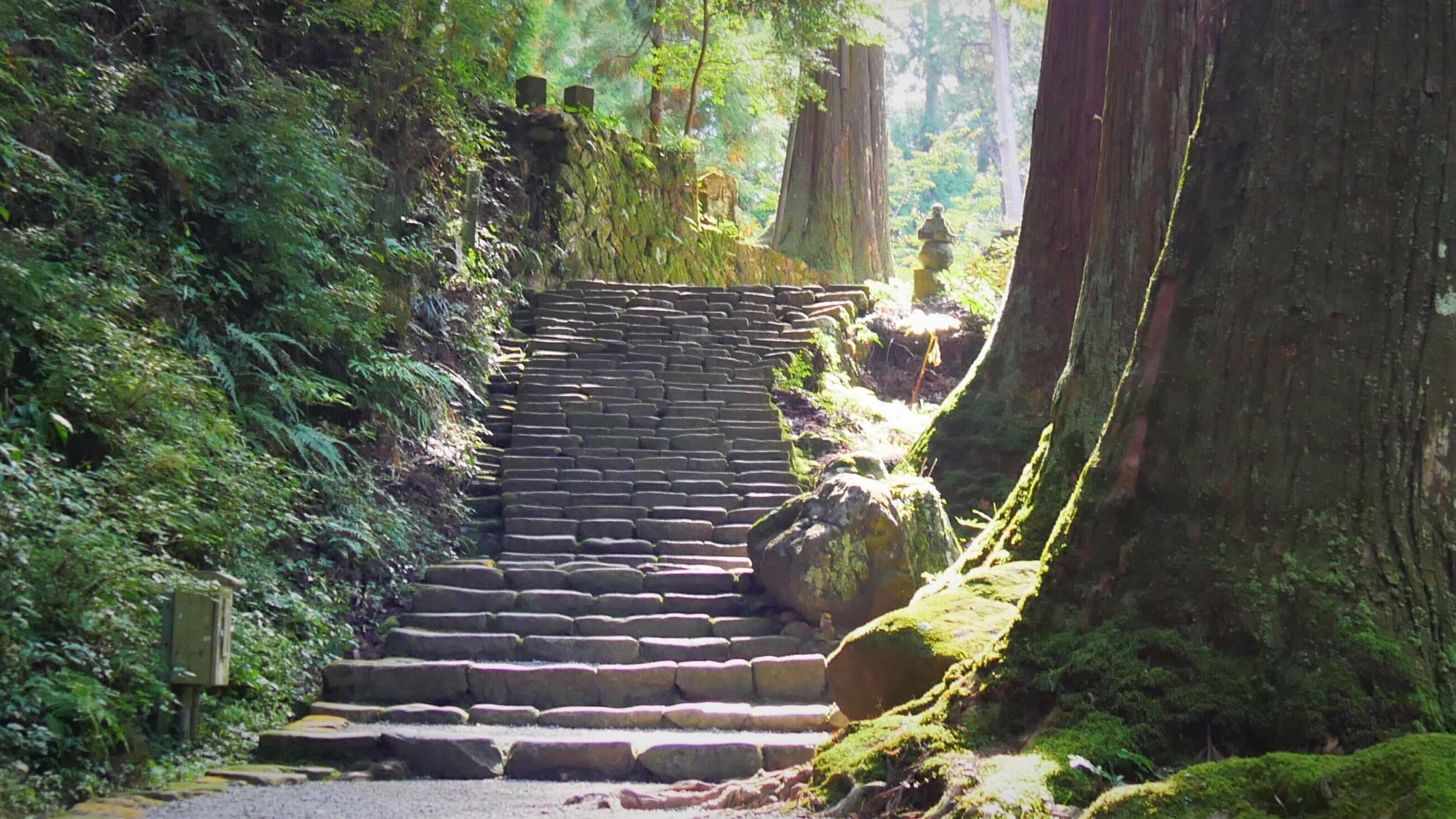 室生寺_奥之院と本堂を結ぶ石段