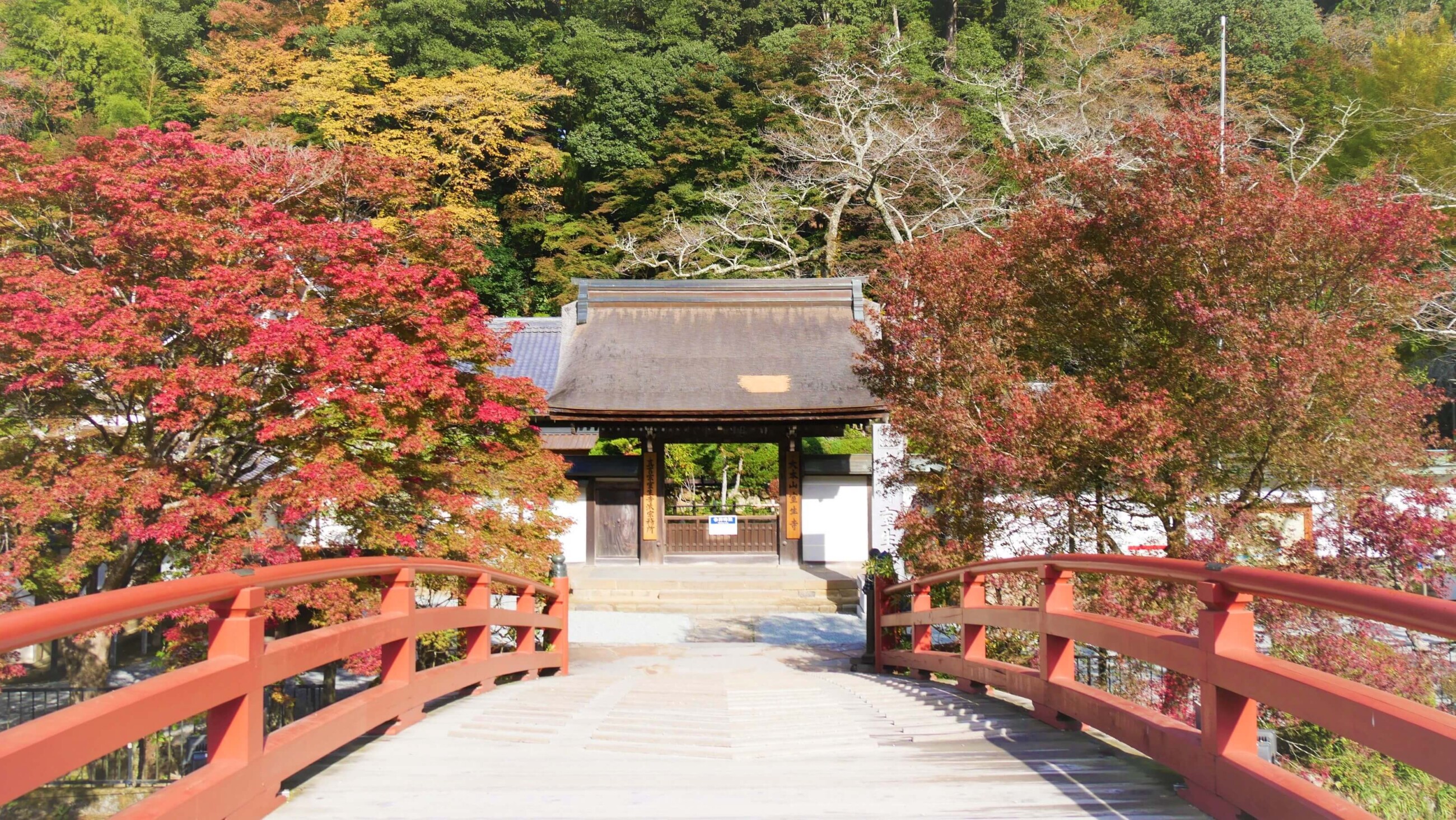 室生寺門前の町並み