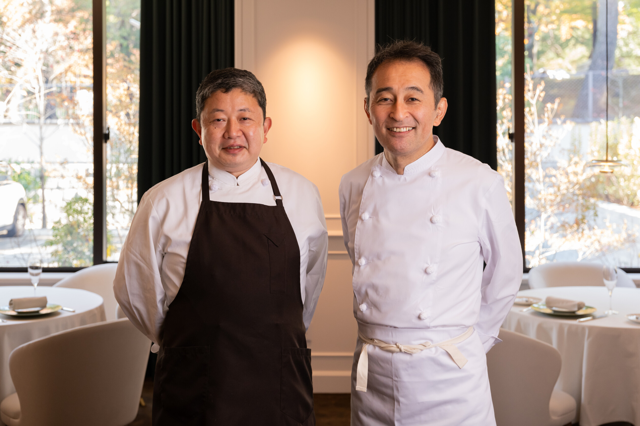 登大路ホテル奈良仙石耕一総料理長とレストランモリエール今智行シェフ